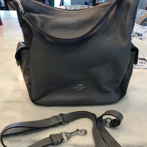 Gray Coach Purse